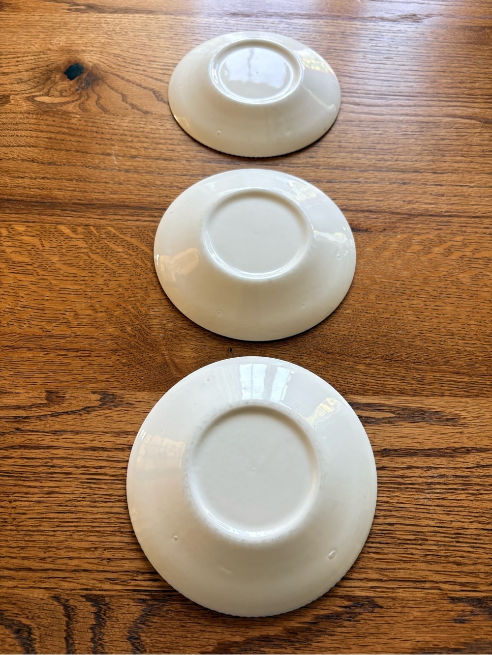 Vintage Currier & Ives “Low Water in the Mississippi"- set of 3 plates- 6 inches - Picture 7 of 10